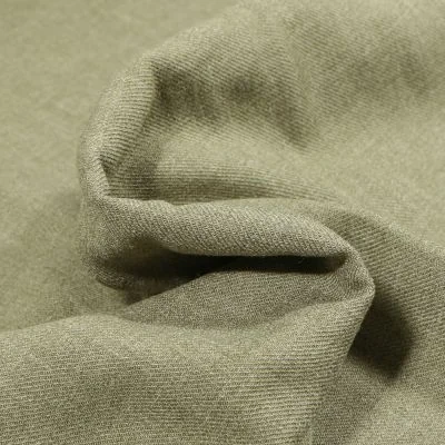 Tissu Viscose uni Sophia Gris clair chiné - Par 10 cm