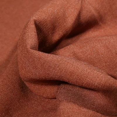 Tissu Viscose uni Sophia Brique - Par 10 cm