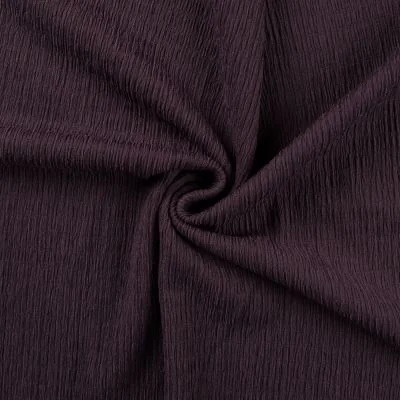 Tissu Jersey Smock uni Violet - Par 10 cm
