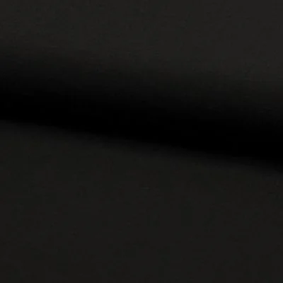 Tissu Viscose lin Santorini Noir - Par 10 cm