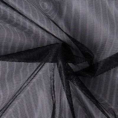 Tissu Moustiquaire Mosquito souple grande largeur Noir - Par 10 cm