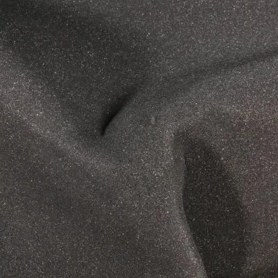 Tissu Mousse résille simple 6 mm Noir - Par 10 cm