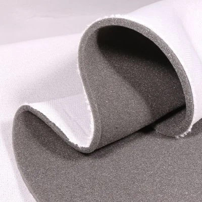 Tissu Mousse résille simple 6 mm Gris - Par 10 cm