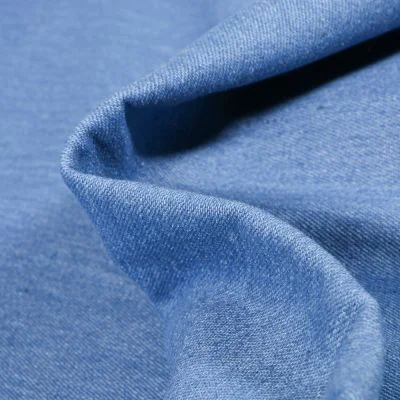 Tissu Denim Jeans Bleu clair - Par 10 cm