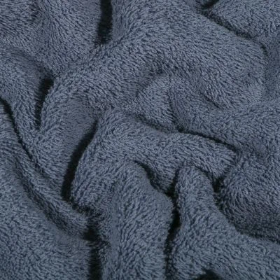 Tissu Eponge légère 340 g/m² uni Bleu indigo - Par 10 cm