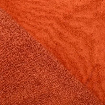 Tissu Micro Éponge Bambou Brique - Par 10 cm