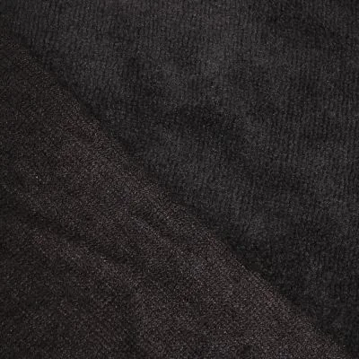 Tissu Micro Éponge Bambou Noir ébène - Par 10 cm
