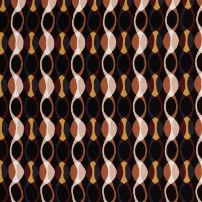 Tissu Viscose Twill Glenn sur fond Bordeaux foncé - Par 10 cm