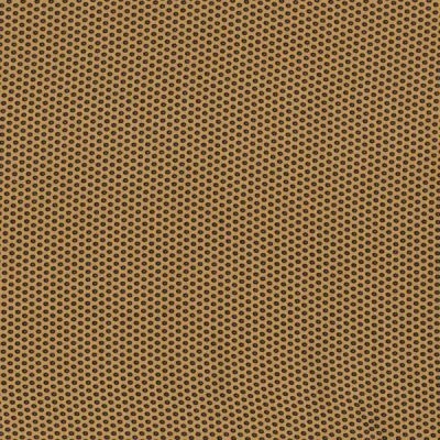 Tissu Viscose imprimé Ellen pois sur fond Camel - Par 10 cm