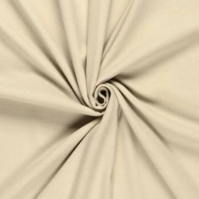 Tissu Drap de manteau  Cœur de Laine uni Beige - Par 10 cm