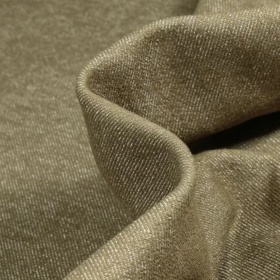 Tissu Denim Jeans Vert kaki - Par 10 cm