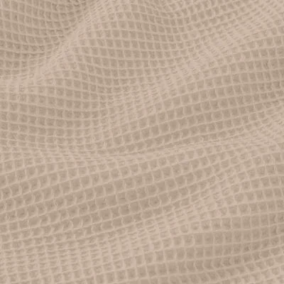 Tissu Nid d&#039;abeille Solara uni beige - Par 10 cm