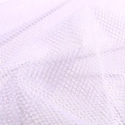 Tissu Filet Vrac mesh Blanc - Par 10 cm