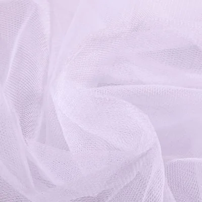 Tissu Tulle rigide uni Blanc - Au mètre