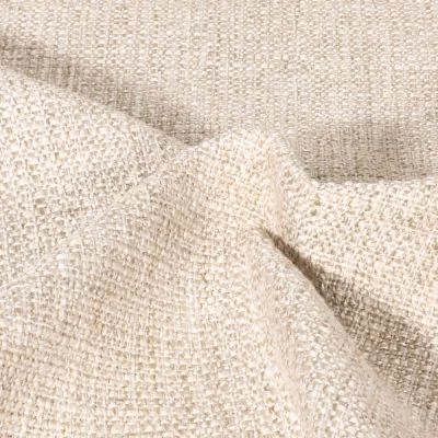 Tissu Jacquard d&#039;ameublement uni Beige - Par 10 cm