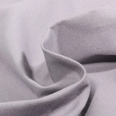 Tissu Toile de coton uni Grande largeur Gris souris - Par 10 cm