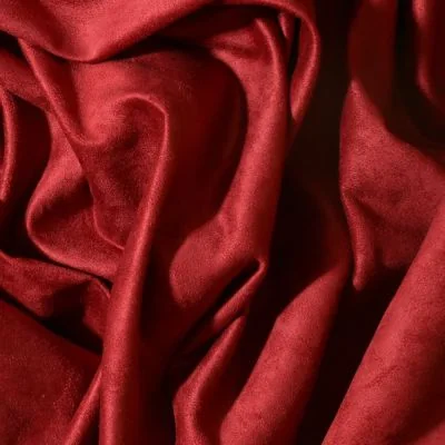 Tissu Suédine d&#039;ameublement Bordeaux - Par 10 cm