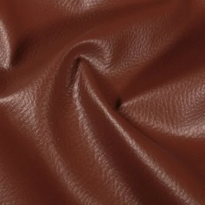 Simili cuir d&#039;ameublement uni Marron - Par 50 cm