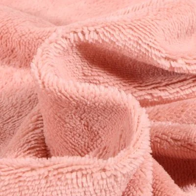 Tissu Micro Éponge Bambou Téa Rose nude - Par 10 cm