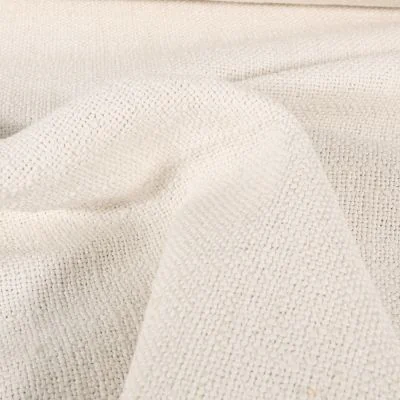 Tissu d&#039;ameublement Normandie uni Ecru - Par 10 cm
