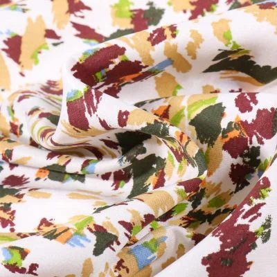 Tissu Viscose Pinceau sur fond Blanc - Par 10 cm