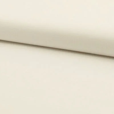 Tissu Coton uni Ecru - Par 10 cm