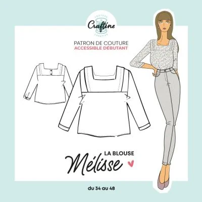 Patron Craftine Blouse Mélisse