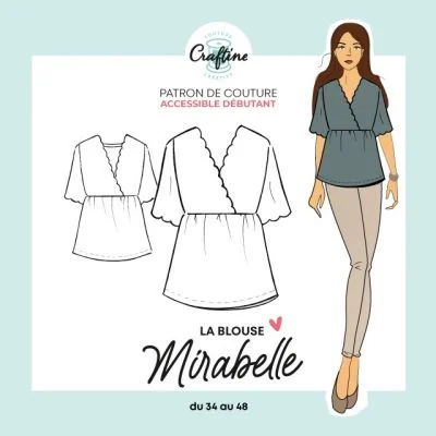 Patron Craftine Blouse Mirabelle