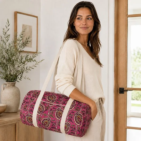 Kit Couture Craftine Sac polochon Velours indy