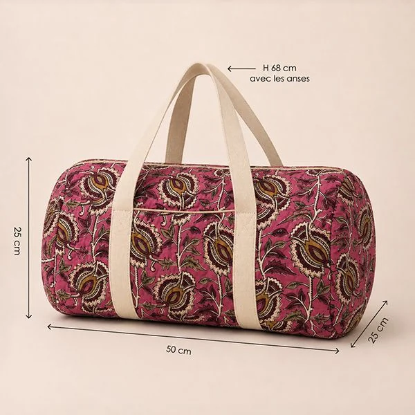 Kit Couture Craftine Sac polochon Velours indy