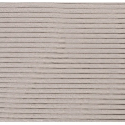 Tissu Minky à grosses côtes Ultra doux Ecru - Par 10 cm