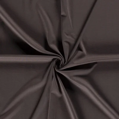 Tissu Jersey Viscose Nylon Gris anthracite - Par 10 cm