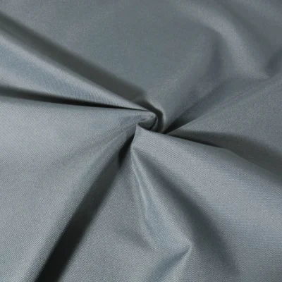 Tissu Piqué Polyester Imperméable uni Bleu gris - Par 10 cm