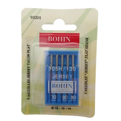 Aiguilles Machine Bohin Jersey N°70/80/90 x5