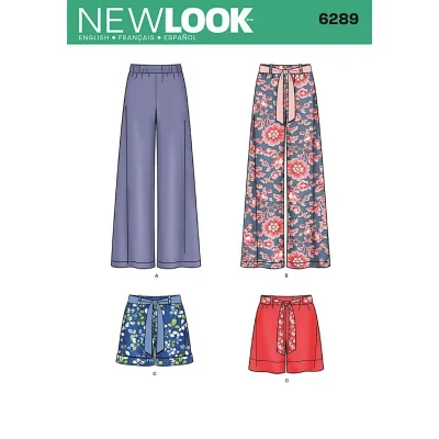 Patron New Look 6289 Short et Pantalon
