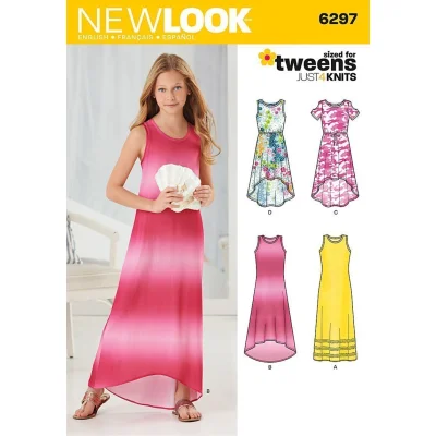 Patron New Look 6297 Robe Longue