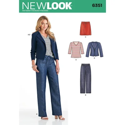 Patron New Look 6351 Ensemble Dame
