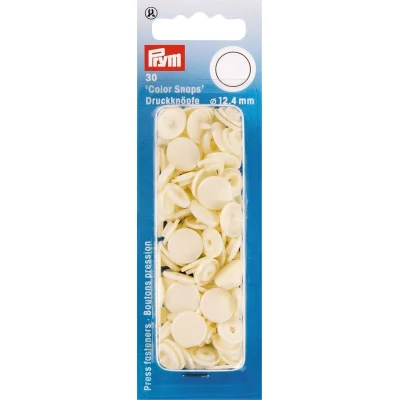 Prym 30 Boutons pression Color Snaps perle 12,4 mm