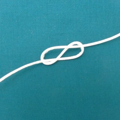 Cordon Queue de souris 2 mm Blanc x1m