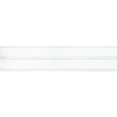 Elastique Boutonnière Nylon 19 mm Blanc x1m
