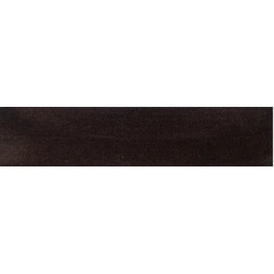 Biais replié stretch Noir x1m