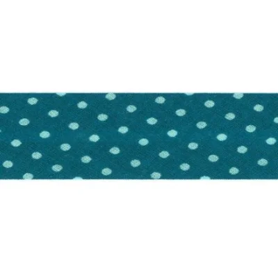 Biais pois Frou-Frou Turquoise