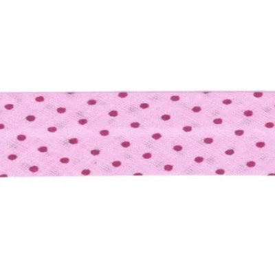 Biais pois Frou-Frou Rose pâle et rose foncé