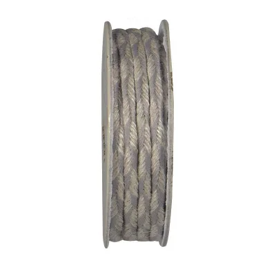Serpentine tressé Beige et gris - bobinette 2m