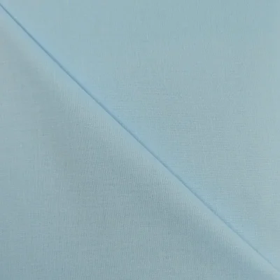 Tissu Voile de coton Bleu ciel x10cm