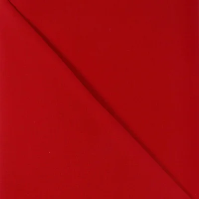 Tissu Voile de coton Rouge x10cm