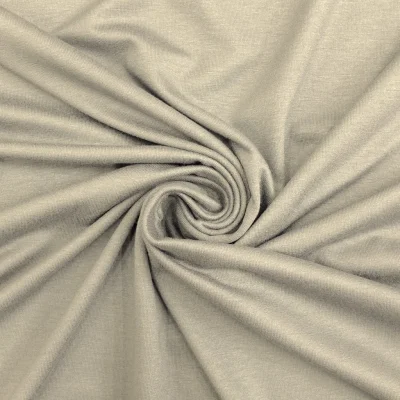 Tissu Jersey Viscose uni Gris x10cm