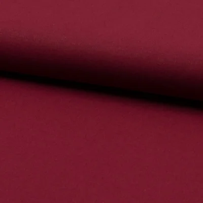 Tissu Coton uni Bordeaux - Par 10 cm