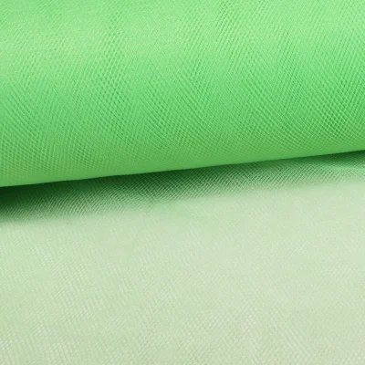 Tissu Tulle Souple Grande Largeur uni Vert Jade - Au mètre