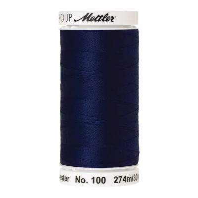 Fil Mettler Seralon 274 m - n° 14 Bleu nuit